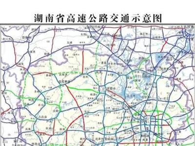 2023湖南省高速公路规划图