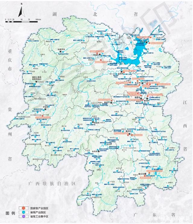 湖南省国土空间总体规划公示 几张图看看衡阳的地位